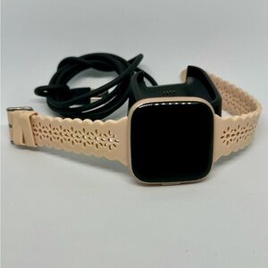 Fitbit Versa 2 (Pink with Flower design band)